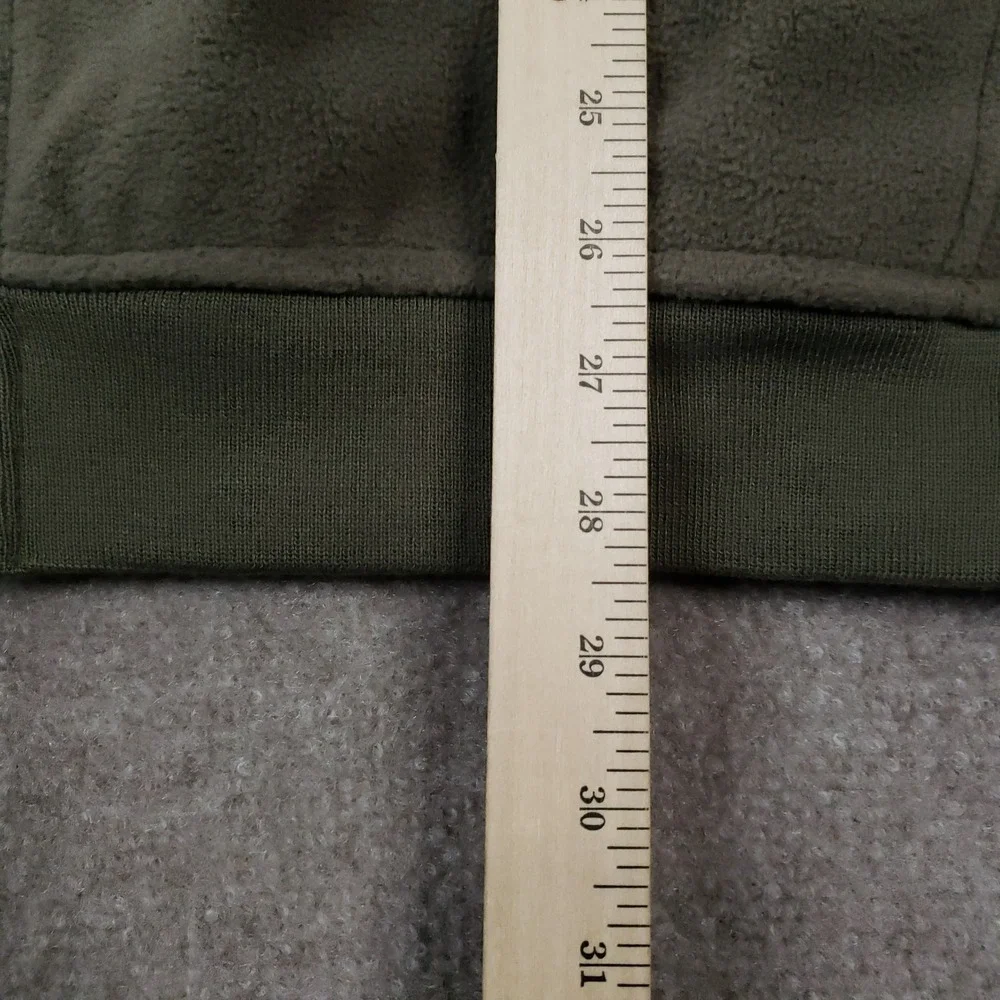 Boyt Harness Company Vest Men 2XL‎ Green Fleece Full Zip Shoulder Patch Shooting - Picture 4 of 12